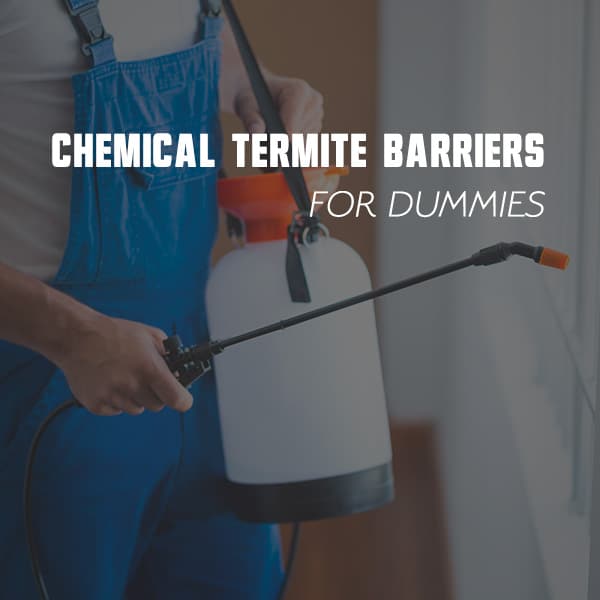 Exterminator with Chemical Barriers