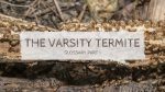 the varsity termite glossary part 1