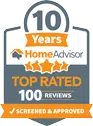 Varsity Termite and Pest Control Has 10 Years Screened And Approved By Home Advisor